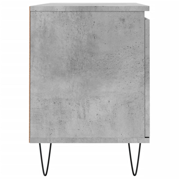 Mobile Porta TV Grigio Cemento 104x35x50cm in Legno Multistrato 827016