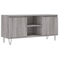 Mobile Porta TV Grigio Sonoma 104x35x50 cm in Legno Multistratocod mxl 129936