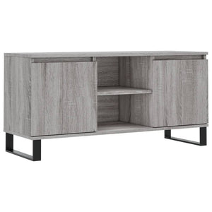 Mobile Porta TV Grigio Sonoma 104x35x50 cm in Legno Multistrato 827026