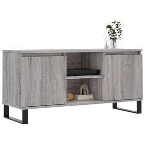 Mobile Porta TV Grigio Sonoma 104x35x50 cm in Legno Multistrato 827026