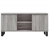 Mobile Porta TV Grigio Sonoma 104x35x50 cm in Legno Multistrato 827026