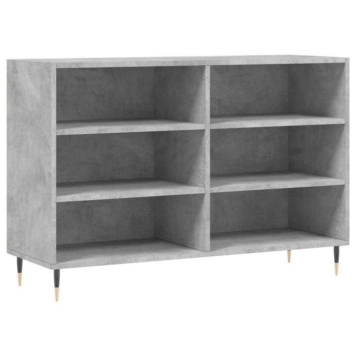 Credenza Grigio Cemento 103,5x35x70 cm in Legno Multistratocod mxl 80050