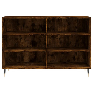 Credenza Rovere Fumo 103,5x35x70 cm in Legno Multistrato 827105