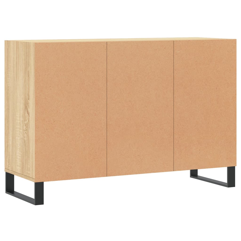 Credenza Rovere Sonoma 103,5x35x70 cm in Legno Multistrato 827119