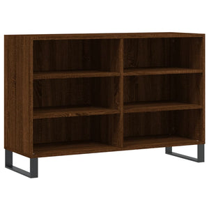 Credenza Rovere Marrone 103,5x35x70 cm in Legno Multistrato 827123