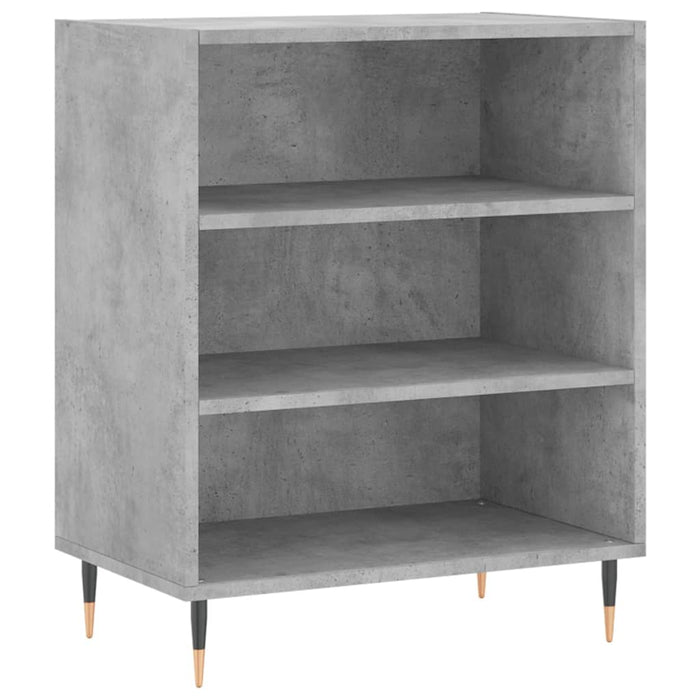 Credenza Grigio Cemento 57x35x70 cm in Legno Multistrato 827128