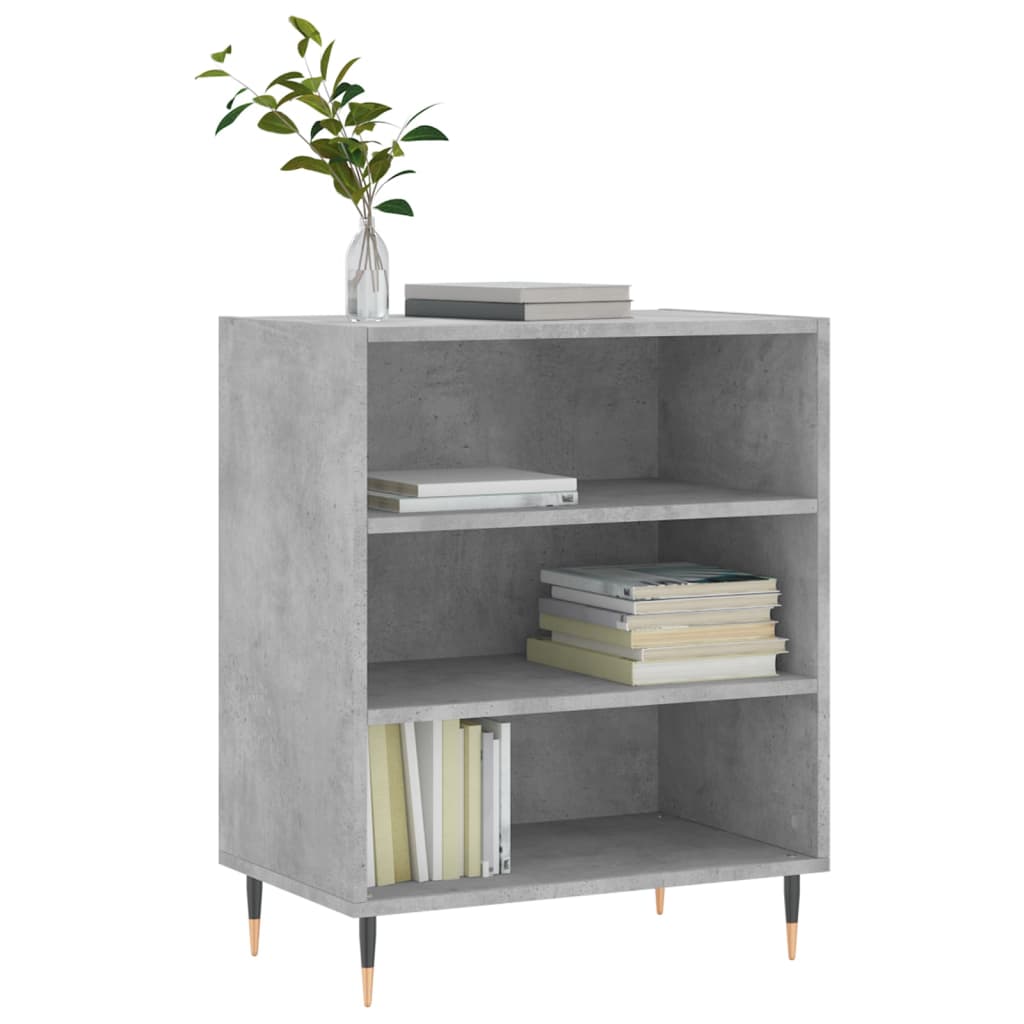 Credenza Grigio Cemento 57x35x70 cm in Legno Multistrato 827128