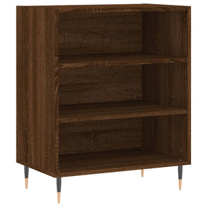 Credenza Rovere Marrone 57x35x70 cm in Legno Multistrato 827131