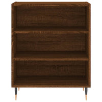 Credenza Rovere Marrone 57x35x70 cm in Legno Multistrato 827131