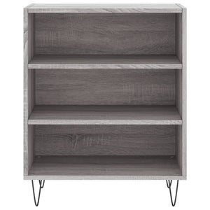 Credenza Grigio Sonoma 57x35x70 cm in Legno Multistrato 827138