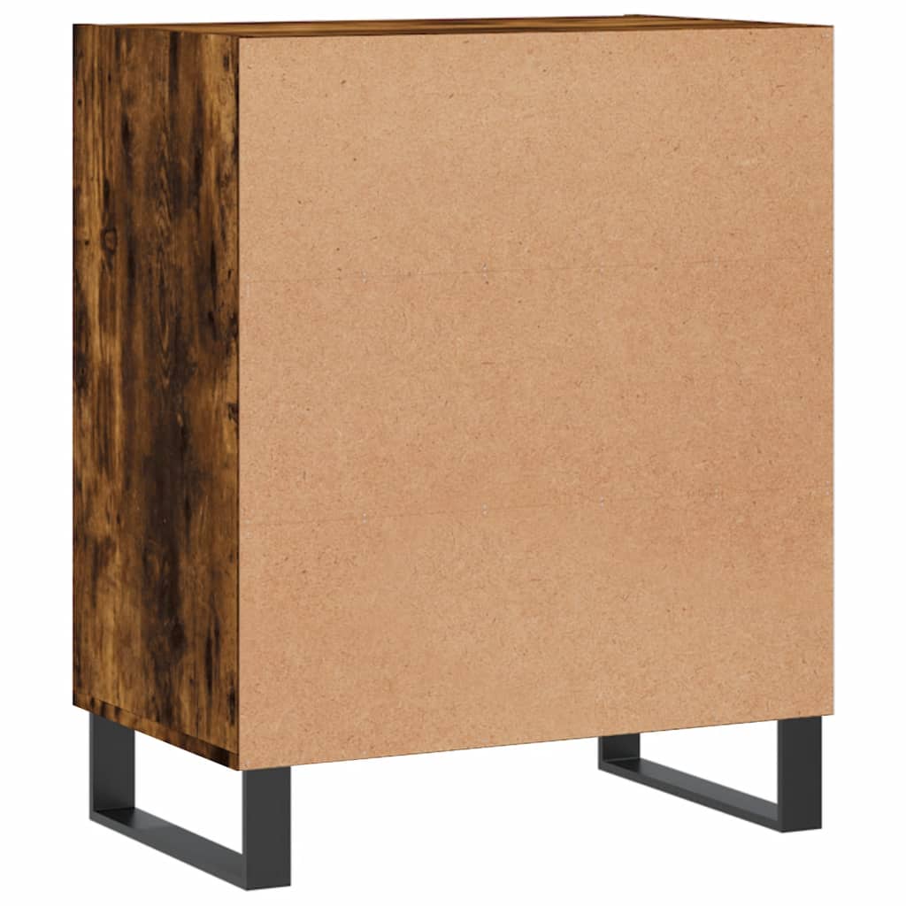 Credenza Rovere Fumo 57x35x70 cm in Legno Multistrato 827145