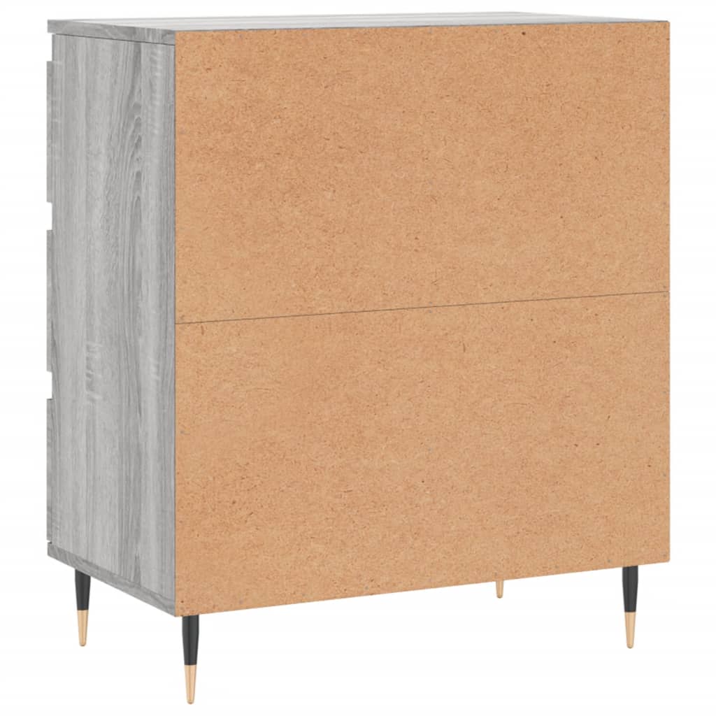 Credenza Grigio Sonoma 60x35x70 cm in Legno Multistrato 827178