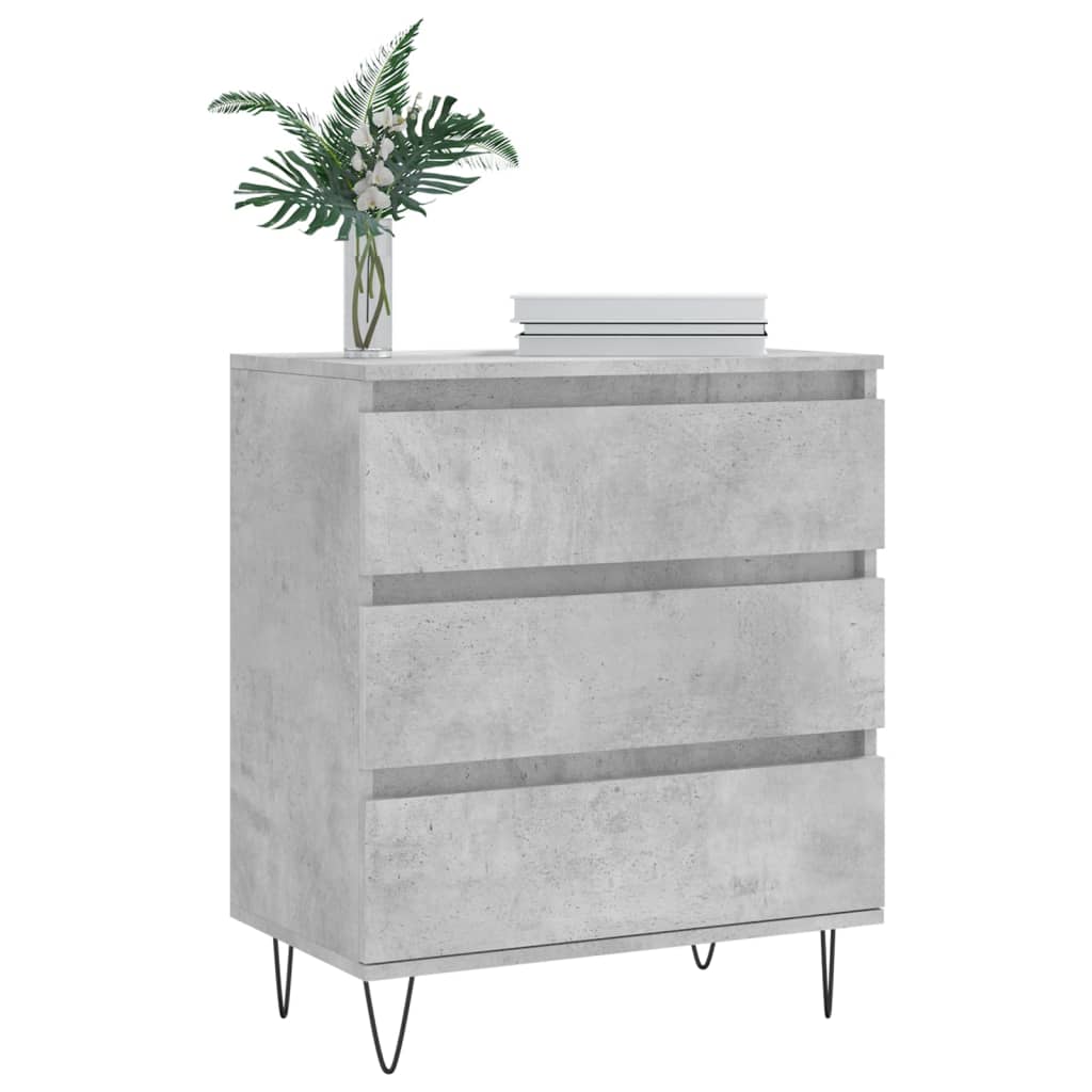 Credenza Grigio Cemento 60x35x70 cm in Legno Multistratocod mxl 80100