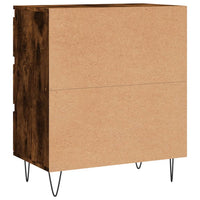 Credenza Rovere Fumo 60x35x70 cm in Legno Multistrato 827185