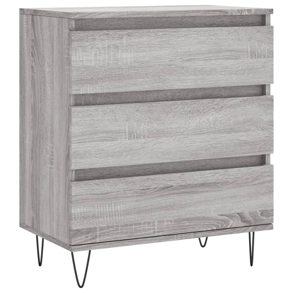 Credenza Grigio Sonoma 60x35x70 cm in Legno Multistrato 827186