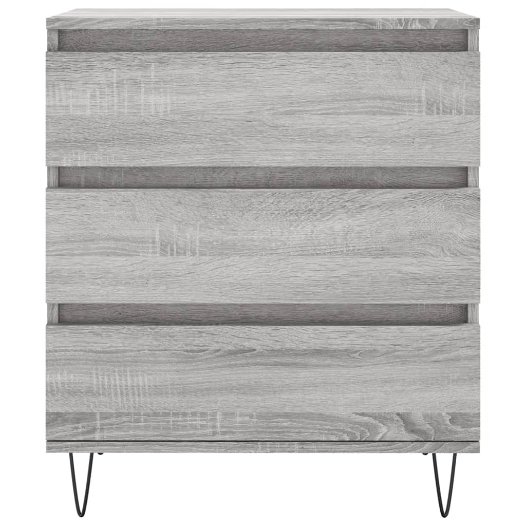 Credenza Grigio Sonoma 60x35x70 cm in Legno Multistrato 827186