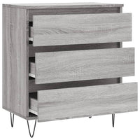 Credenza Grigio Sonoma 60x35x70 cm in Legno Multistrato 827186