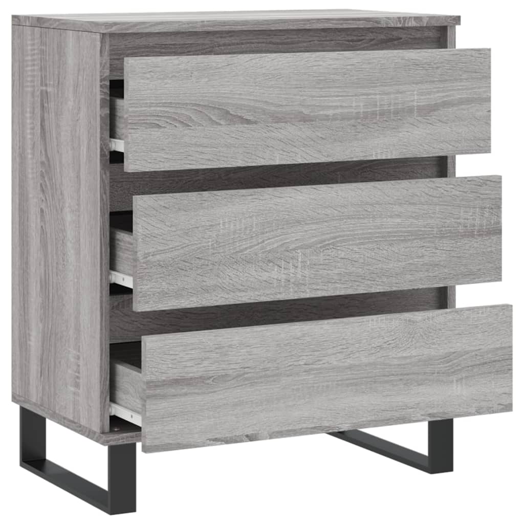 Credenza Grigio Sonoma 60x35x70 cm in Legno Multistrato 827194