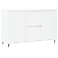 Credenza Bianca 104x35x70 cm in Legno Multistrato 827196