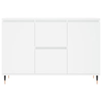 Credenza Bianca 104x35x70 cm in Legno Multistrato 827196