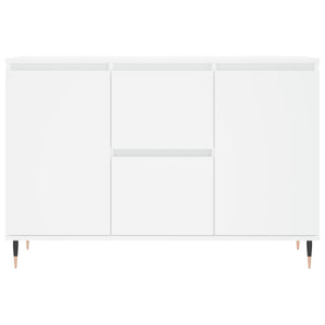 Credenza Bianca 104x35x70 cm in Legno Multistrato 827196