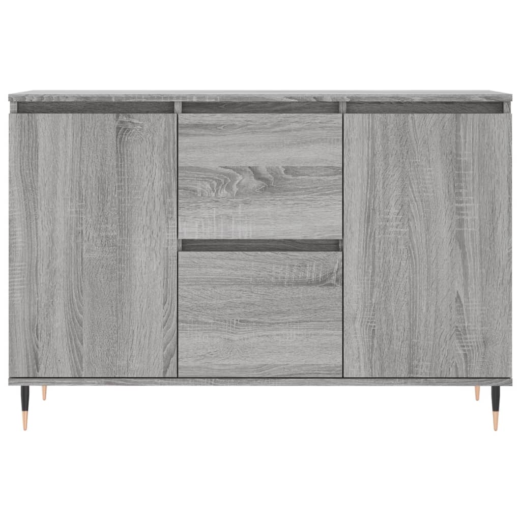 Credenza Grigio Sonoma 104x35x70 cm in Legno Multistrato 827202