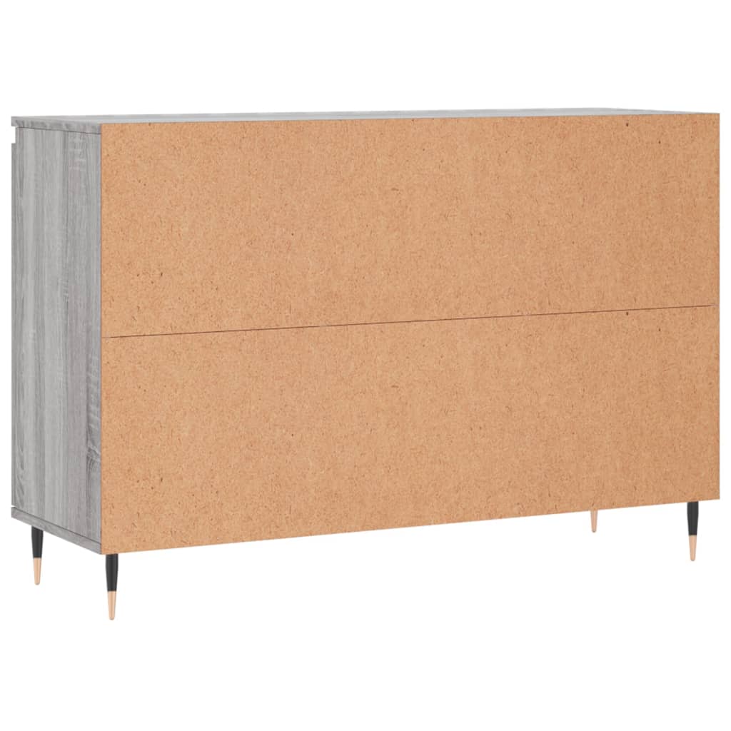 Credenza Grigio Sonoma 104x35x70 cm in Legno Multistrato 827202