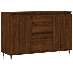 Credenza Rovere Marrone 104x35x70 cm in Legno Multistrato 827203