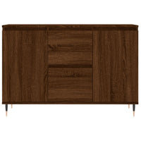 Credenza Rovere Marrone 104x35x70 cm in Legno Multistrato 827203