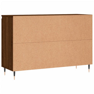 Credenza Rovere Marrone 104x35x70 cm in Legno Multistrato 827203