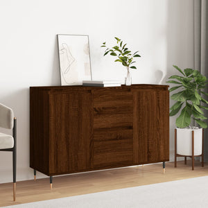 Credenza Rovere Marrone 104x35x70 cm in Legno Multistrato 827203