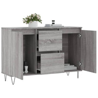 Credenza Grigio Sonoma 104x35x70 cm in Legno Multistrato 827210