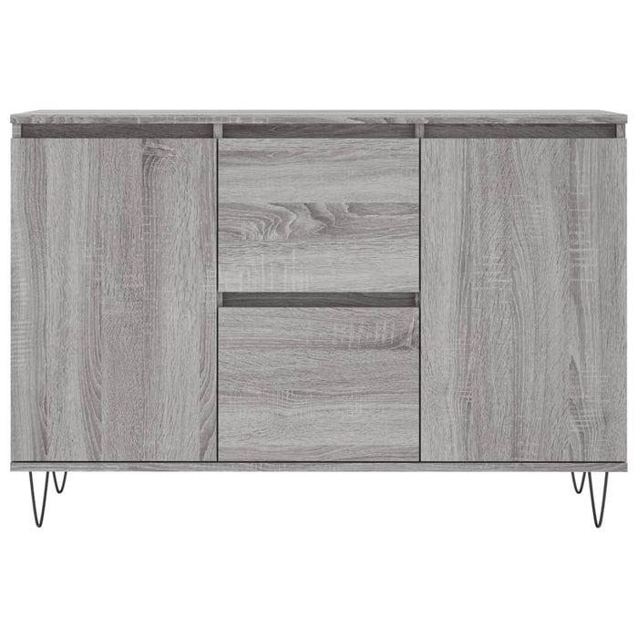 Credenza Grigio Sonoma 104x35x70 cm in Legno Multistrato 827210