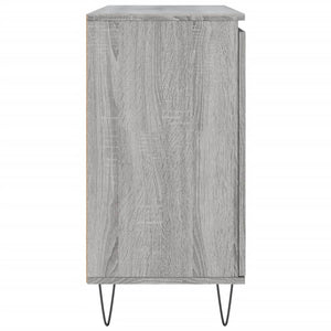 Credenza Grigio Sonoma 104x35x70 cm in Legno Multistrato 827210