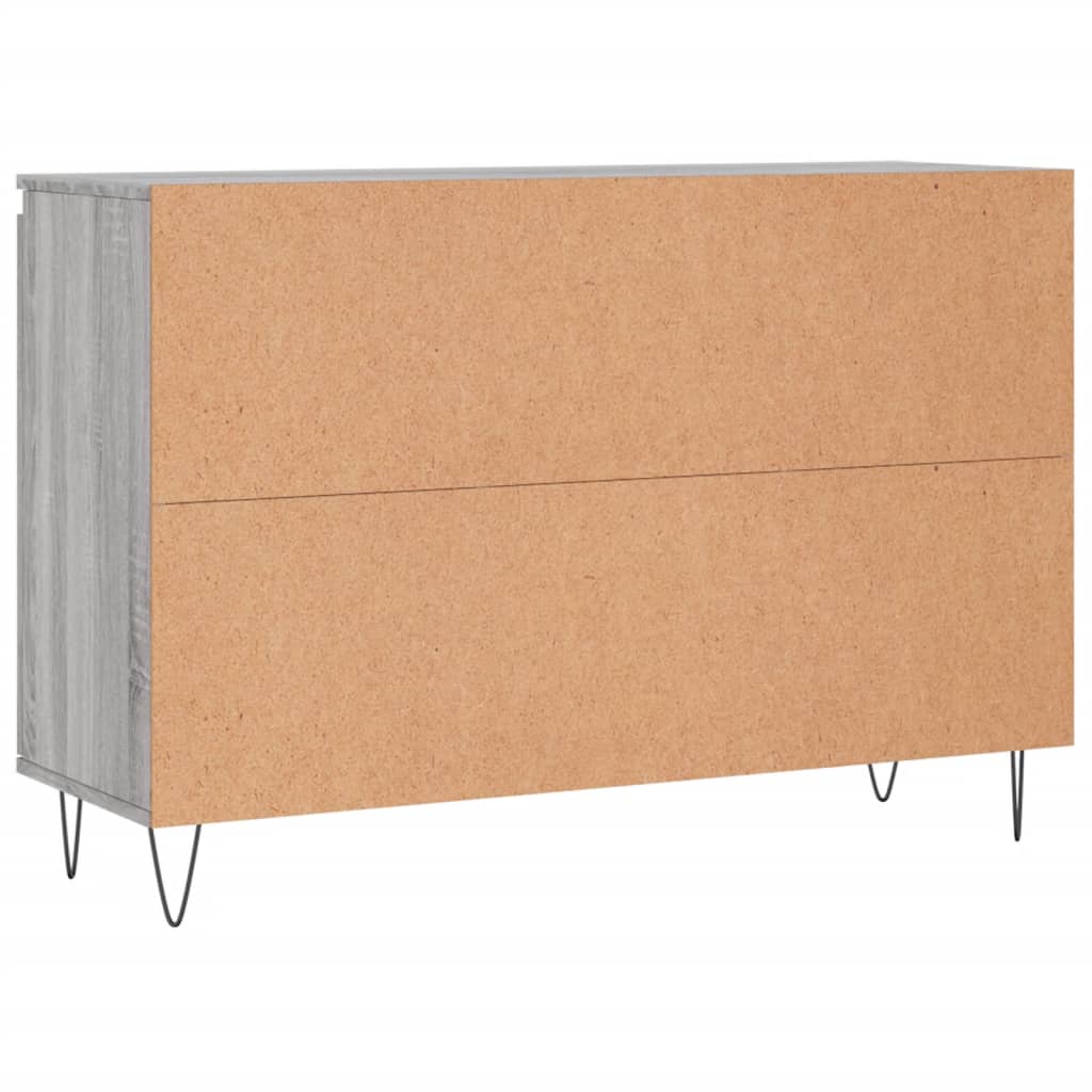 Credenza Grigio Sonoma 104x35x70 cm in Legno Multistrato 827210