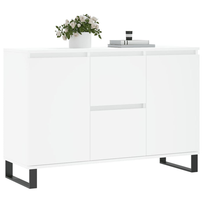 Credenza Bianca 104x35x70 cm in Legno Multistrato 827212