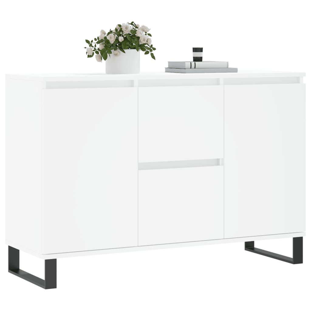 Credenza Bianca 104x35x70 cm in Legno Multistratocod mxl 127511