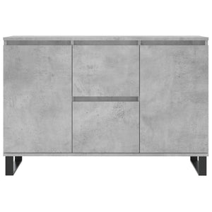 Credenza Grigio Cemento 104x35x70 cm in Legno Multistrato 827216