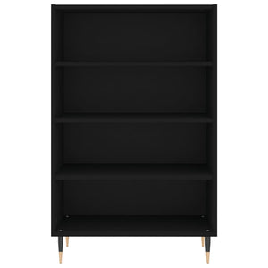 Credenza Nera 57x35x90 cm in Legno Multistrato 827221