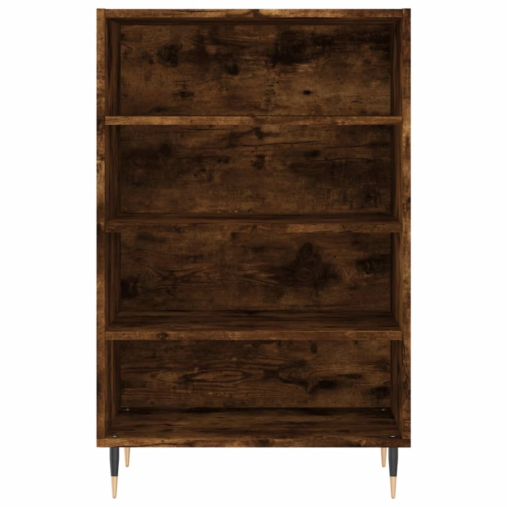 Credenza Rovere Fumo 57x35x90 cm in Legno Multistrato 827225