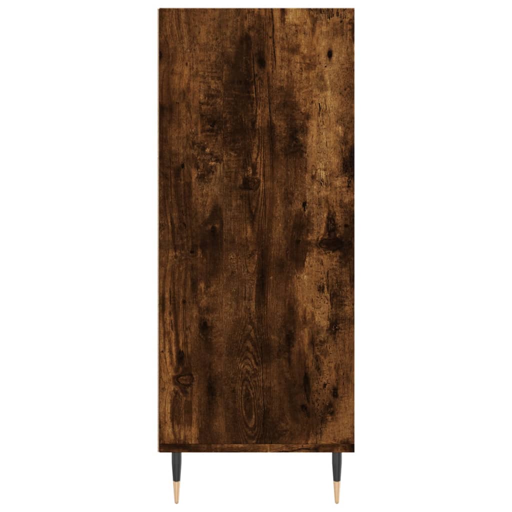 Credenza Rovere Fumo 57x35x90 cm in Legno Multistrato 827225