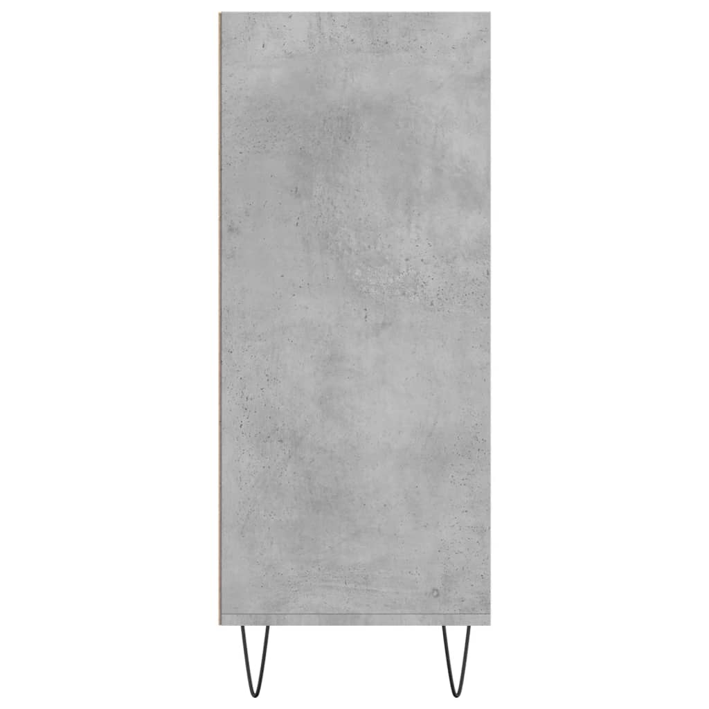 Credenza Grigio Cemento 57x35x90 cm in Legno Multistrato 827232