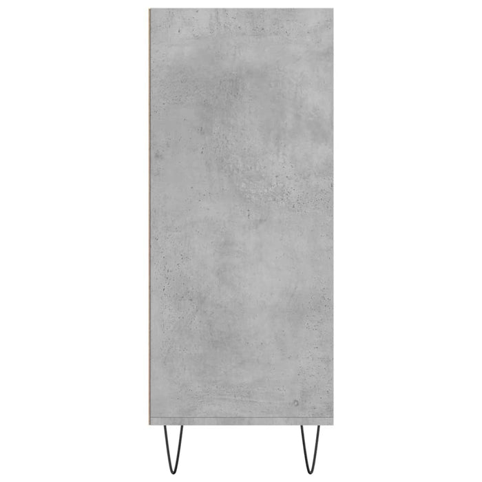 Credenza Grigio Cemento 57x35x90 cm in Legno Multistrato 827232