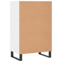 Credenza Bianca 57x35x90 cm in Legno Multistrato 827236