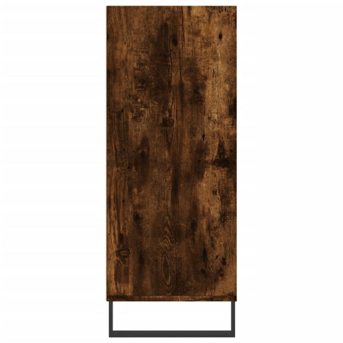 Credenza Rovere Fumo 57x35x90 cm in Legno Multistrato 827241