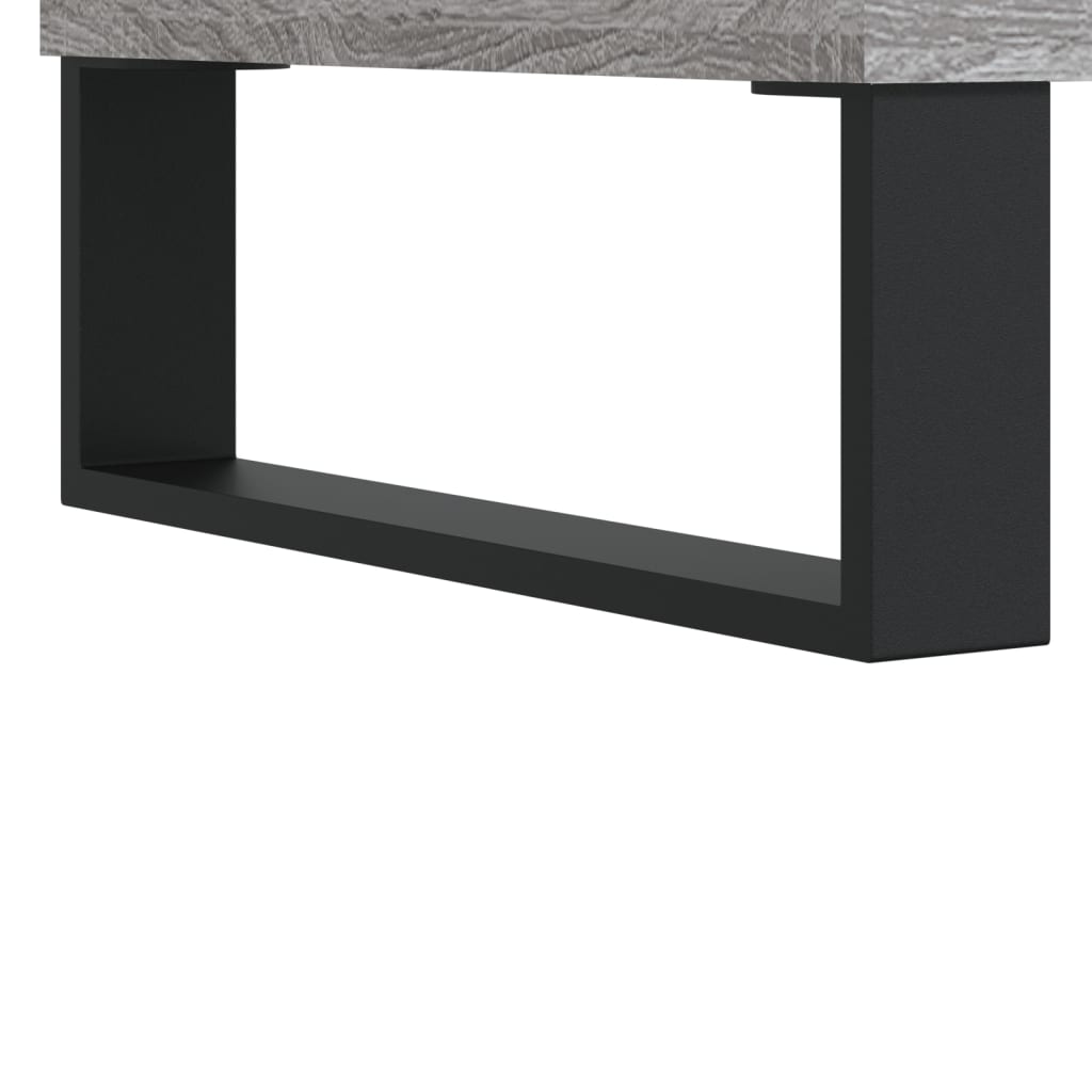 Credenza Grigio Sonoma 57x35x90 cm in Legno Multistrato 827242