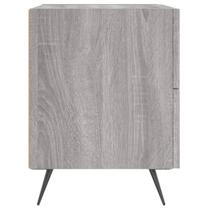 Comodino Grigio Sonoma 40x35x47,5 cm in Legno Multistrato 827256