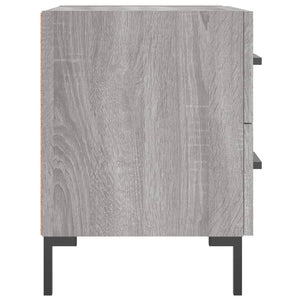 Comodini 2 pz Grigio Sonoma 40x35x47,5 cm in Legno Multistrato 827321