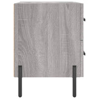 Comodini 2 pz Grigio Sonoma 40x35x47,5 cm in Legno Multistrato 827337