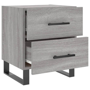 Comodini 2 pz Grigio Sonoma 40x35x47,5 cm in Legno Multistrato 827369